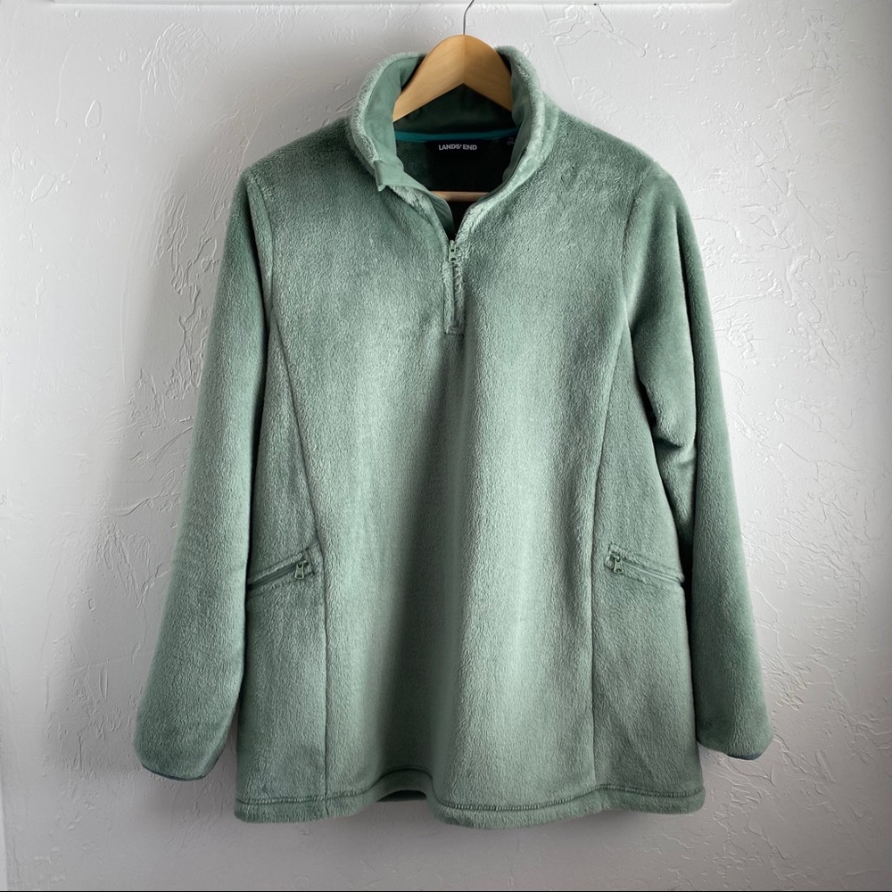 Lands End Softest Fleece Tunic Pullover